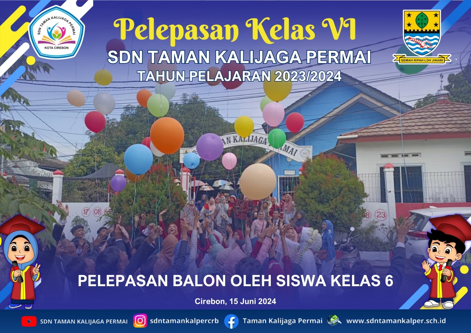 Momen Haru Pelepasan Siswa Kelas 6 